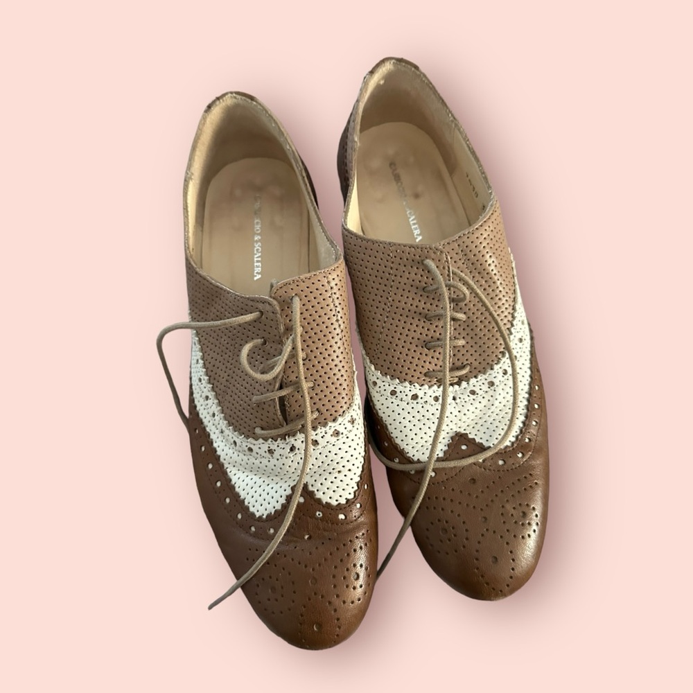 Casuccio scala walking leather shows size 8